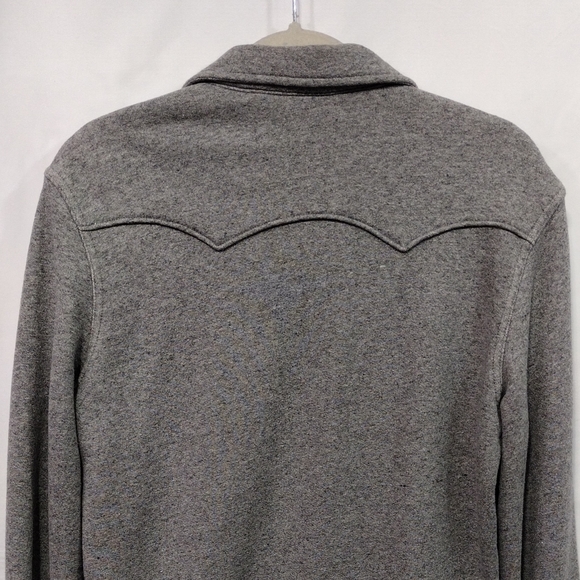 Levi's Knit Shacket Mens S Gray Casual Comfy Retro 90s Y2K - Picture 5 of 10